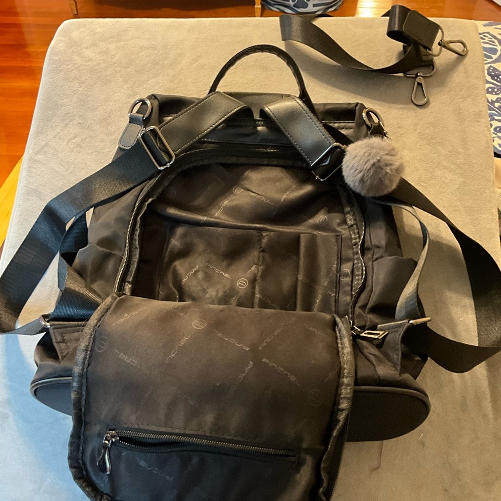 Anti-Antitheft, Black, Backpack, Convertible, To … - image 3